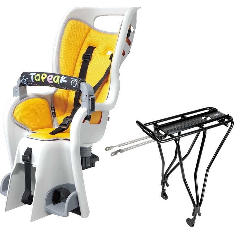 Topeak Babyseat II and 29” Wheel Disc Mount Rack