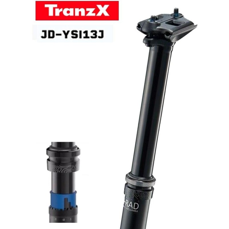 TRANZX SI13J Internal Cable Dropper Seat Post 140-170mm Travel Adjustable 31.6mm x 498mm