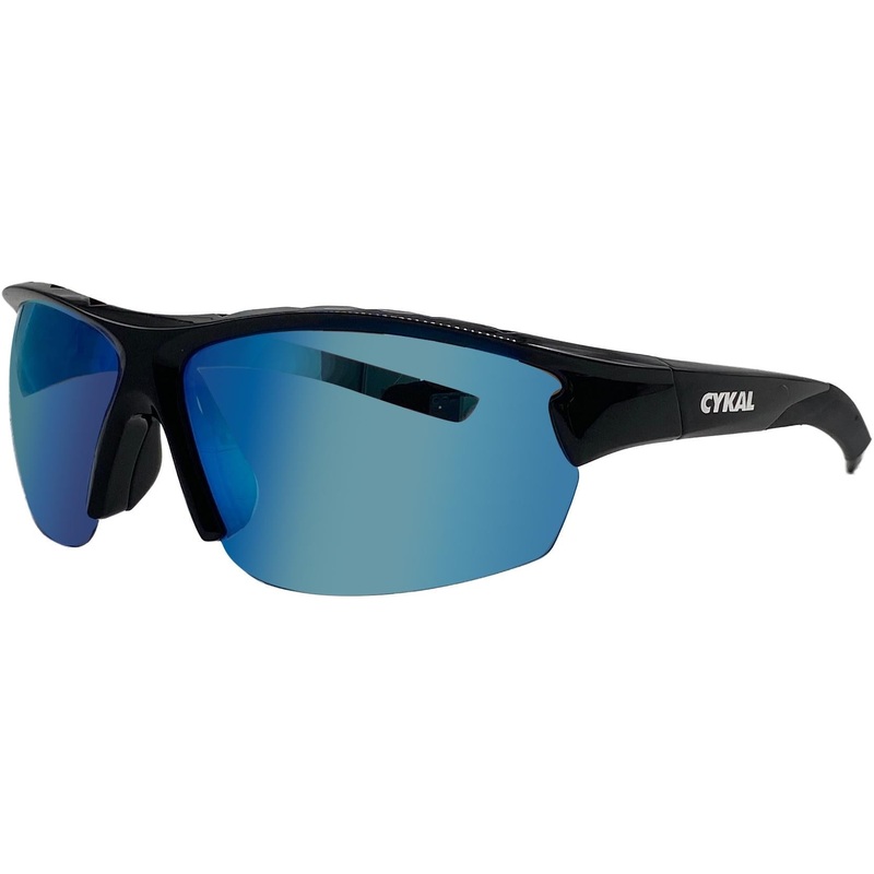 Cykal Climber Sunglasses Matte Black – Blue Flash Polarised Lens