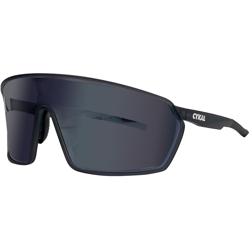 Cykal Handle Bar Sunglasses Matte Black – Smoke Flash Lens