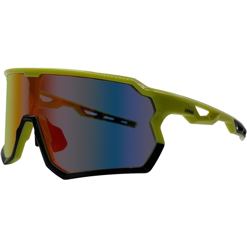 Cykal Spoke Sunglasses Mellow Yellow – Red Flash Lens