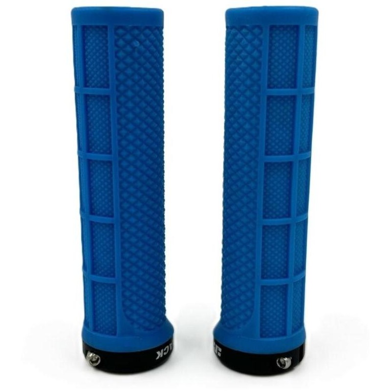 JetBlack Staple Lock On Grips Blue
