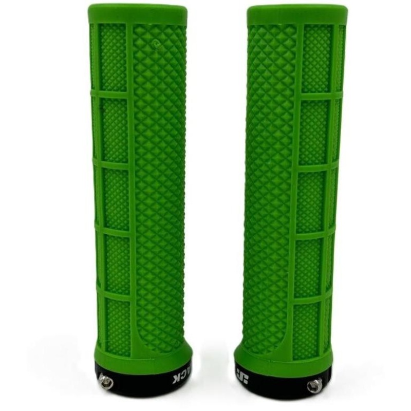JetBlack Staple Lock On Grips Green