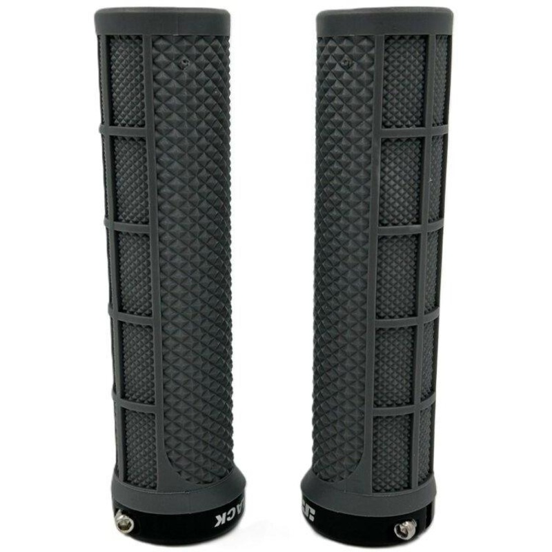 JetBlack Staple Lock On Grips Grey