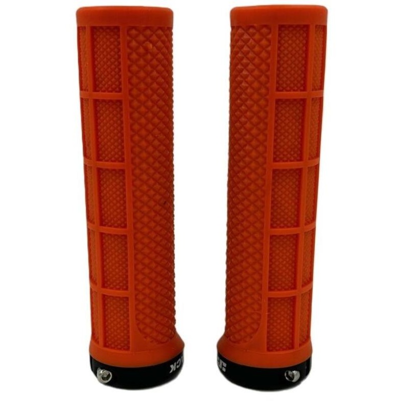 JetBlack Staple Lock On Grips Orange