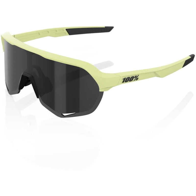 100% S2 Sunglasses Soft Tact Glow – Black Mirror Lens