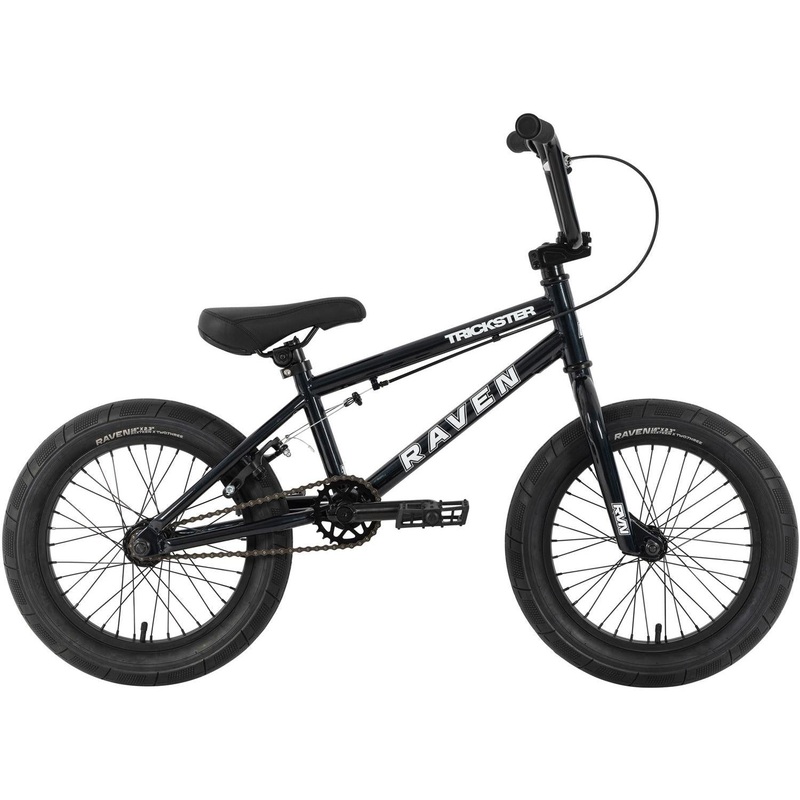 Raven Trickster 16” BMX Bike Gloss Black