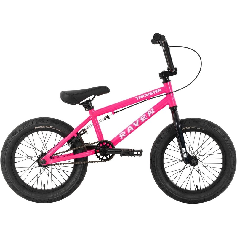 Raven Trickster 16” BMX Bike Gloss Pink