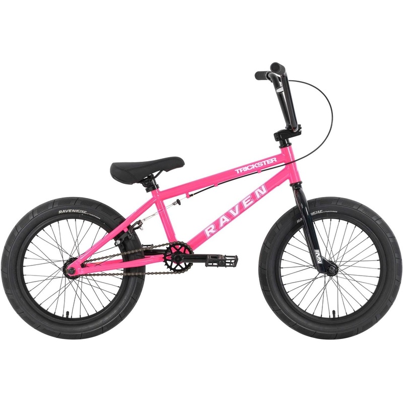 Raven Trickster 18” BMX Bike Gloss Pink