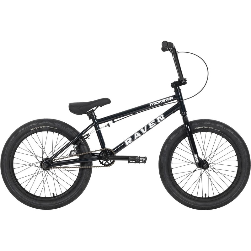 Raven Trickster 20” BMX Bike Gloss Black