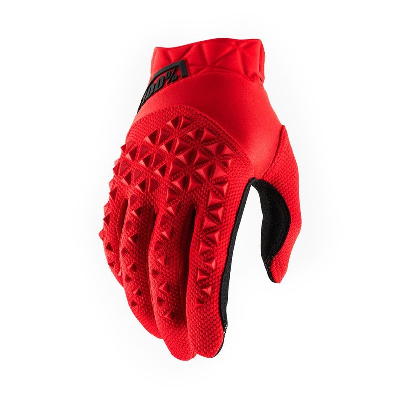 100% Airmatic Gloves Red SM