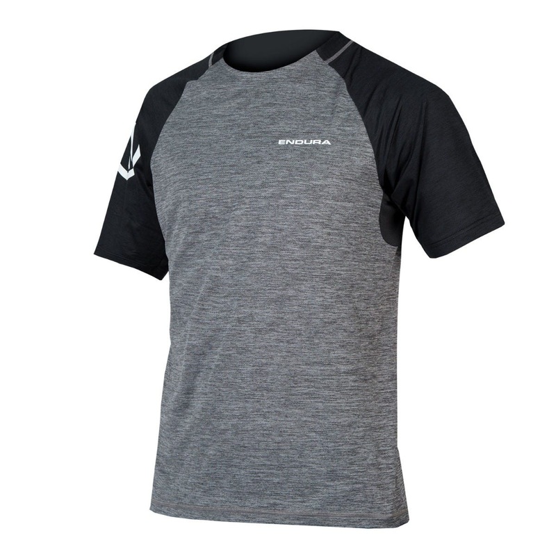 Endura SingleTrack Short Sleeve Jersey Pewter Grey SM