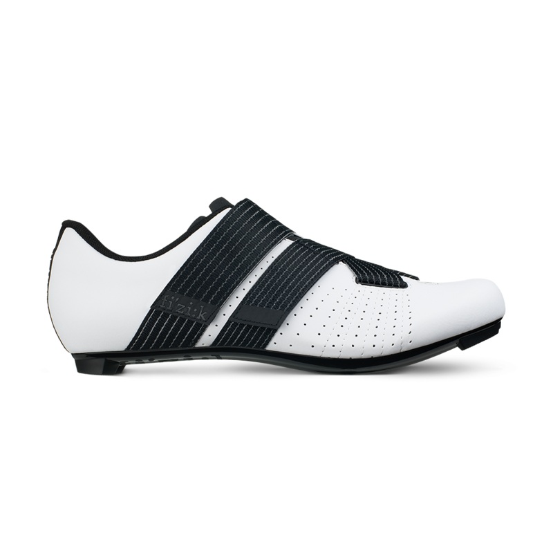 Fizik Tempo R5 Powerstrap Road Shoes White/Black Shoes – 40
