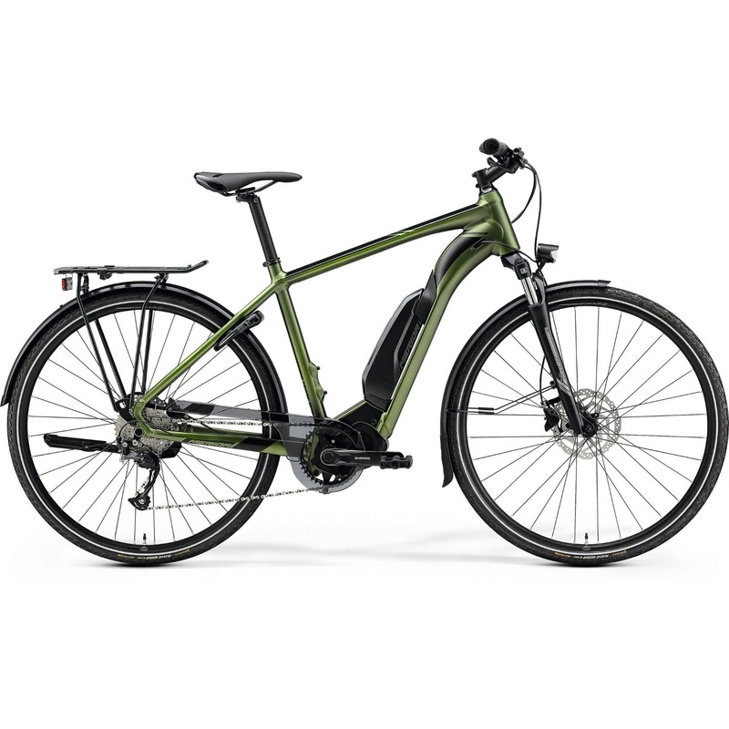 Merida eSpresso 300 SE EQ 504Wh Electric Hybrid Bike Silk Fog Green XS