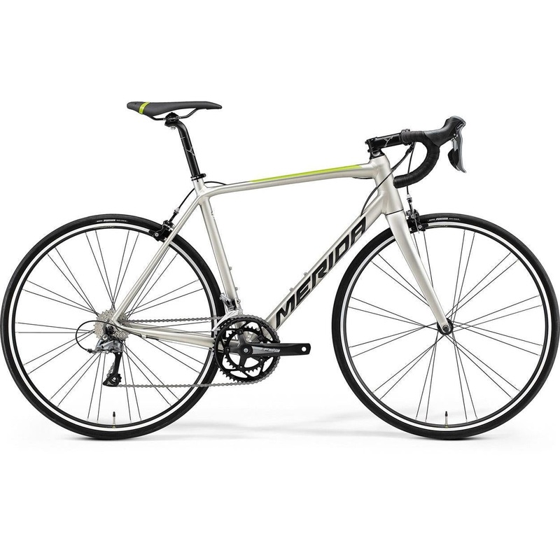 Merida Scultura Rim 100 Road Bike Silk Titan/Green XXS