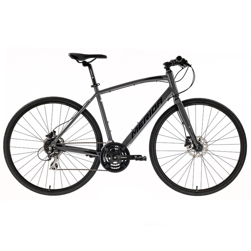 Merida Speeder 20 Flat Bar Road Bike Anthracite Black SM
