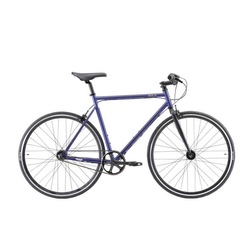 Pedal Messenger 3 Berlin Flat Bar Road Bike Midnight Blue SM