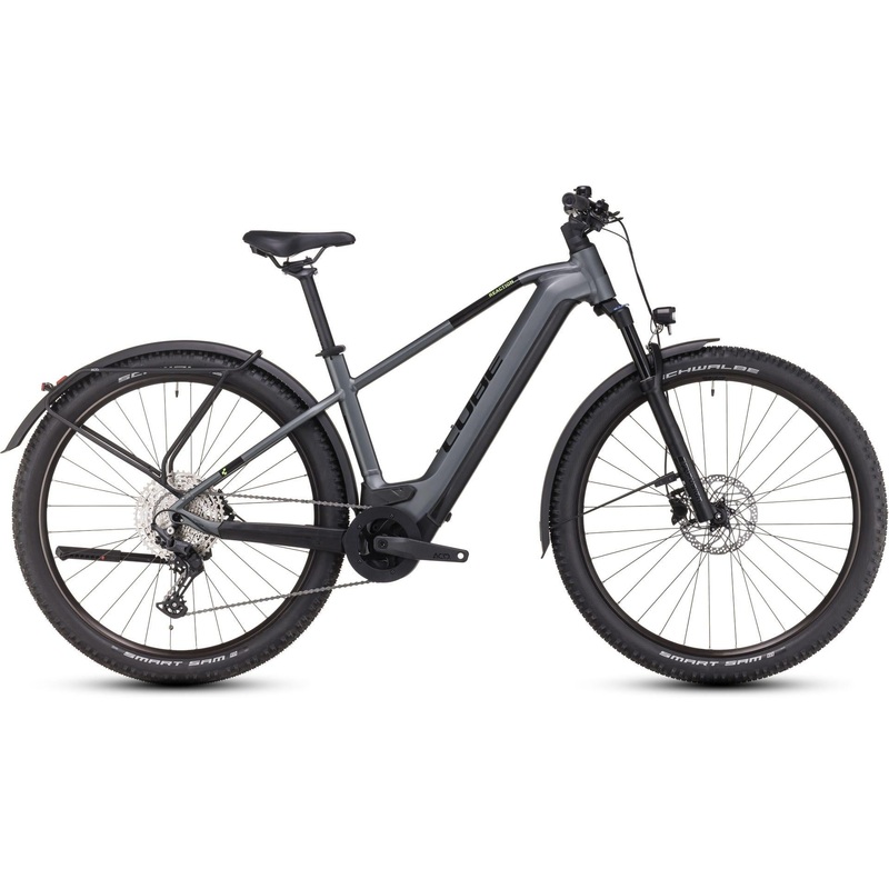 Cube Reaction Hybrid Pro 500 Allroad Electric Hardtail Mountain Bike Flash Grey ‘n’ Green SM