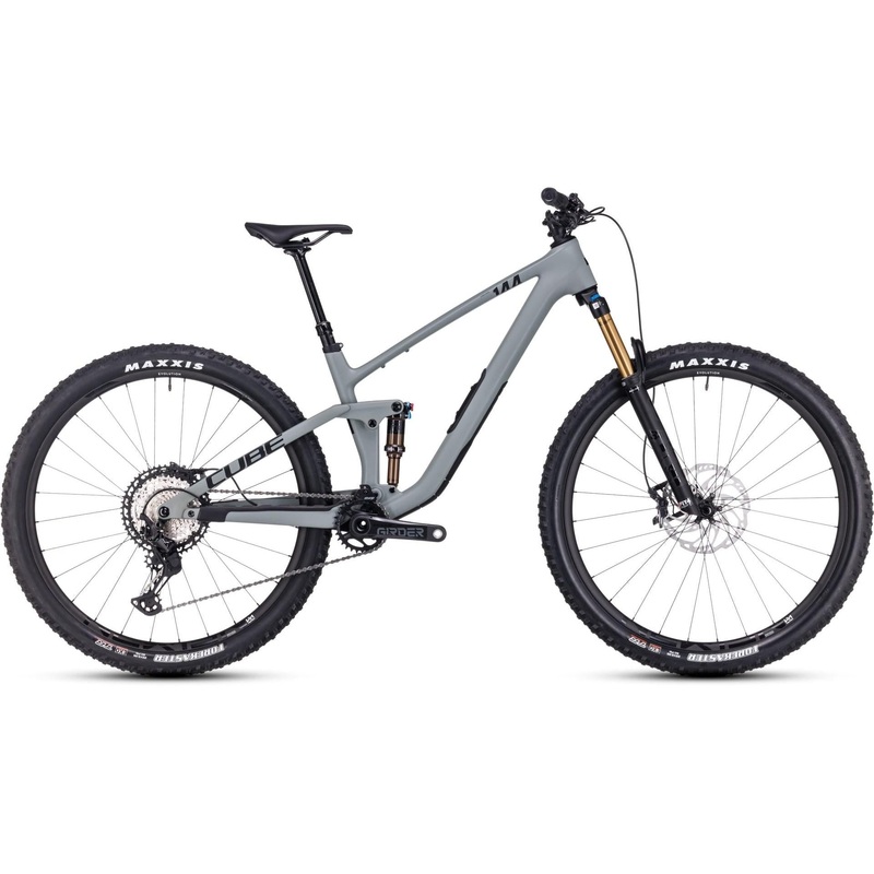 Cube Stereo ONE44 C:62 Race Dual Suspension Mountain Bike Swamp Grey/Black SM