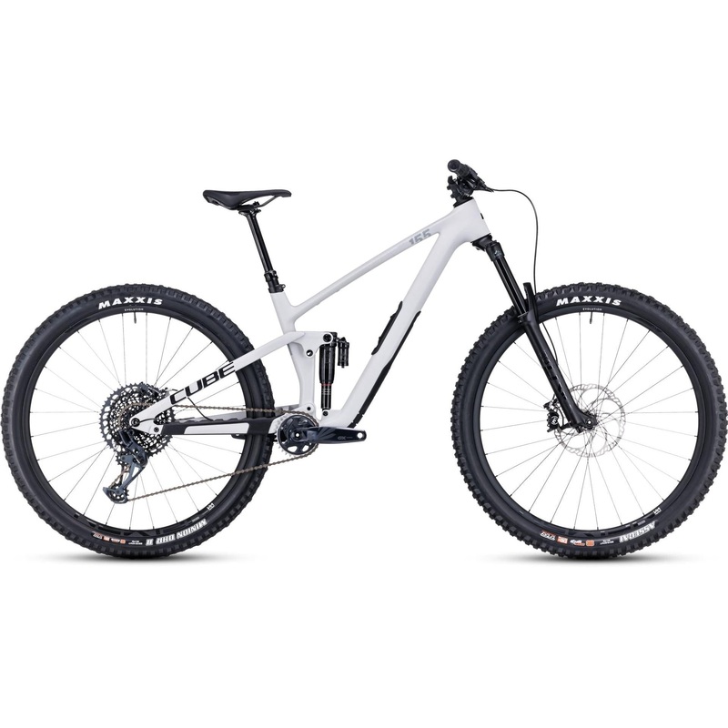 Cube Stereo ONE55 C:62 Race 29 Dual Suspension Mountain Bike Light Grey/Grey SM