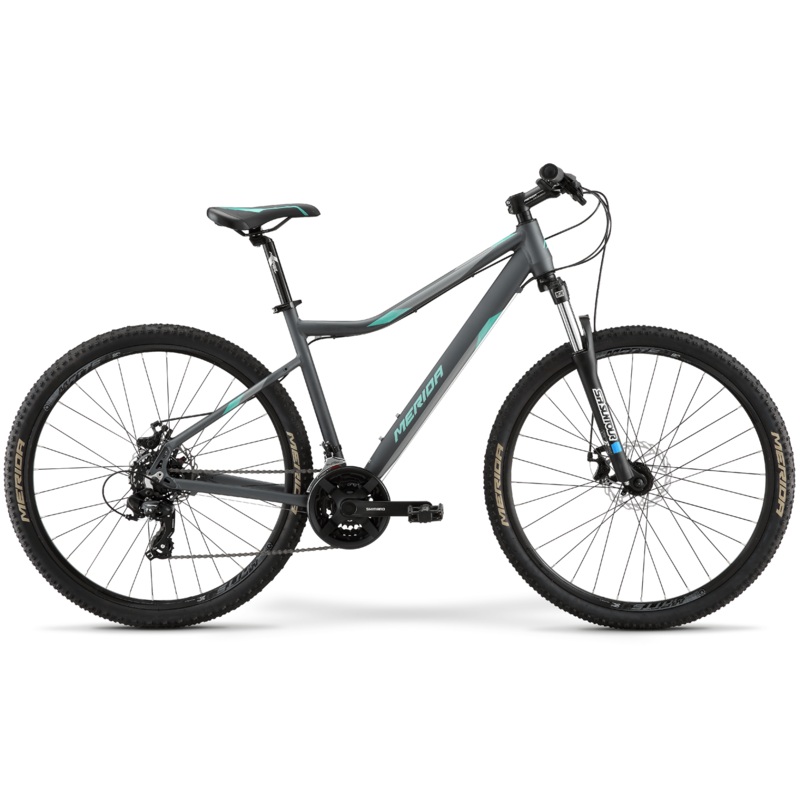 Merida Matts 7.10 MD Mountain Bike Anthracite/Teal/Black WXS