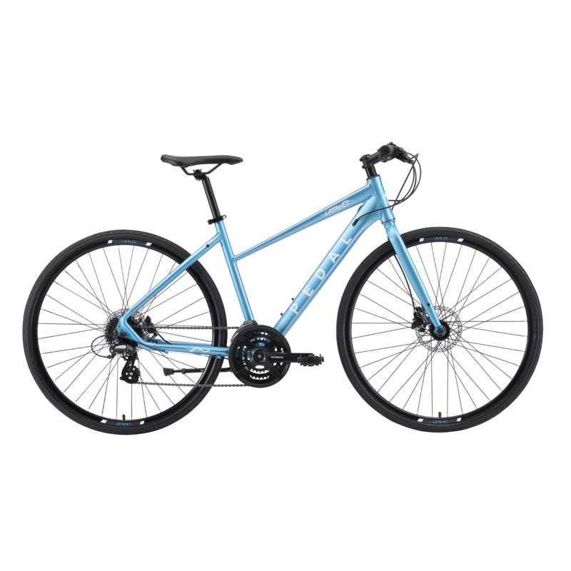 Pedal Cavalier 2 Trapeze HD Flat Bar Road Bike Blue WSM