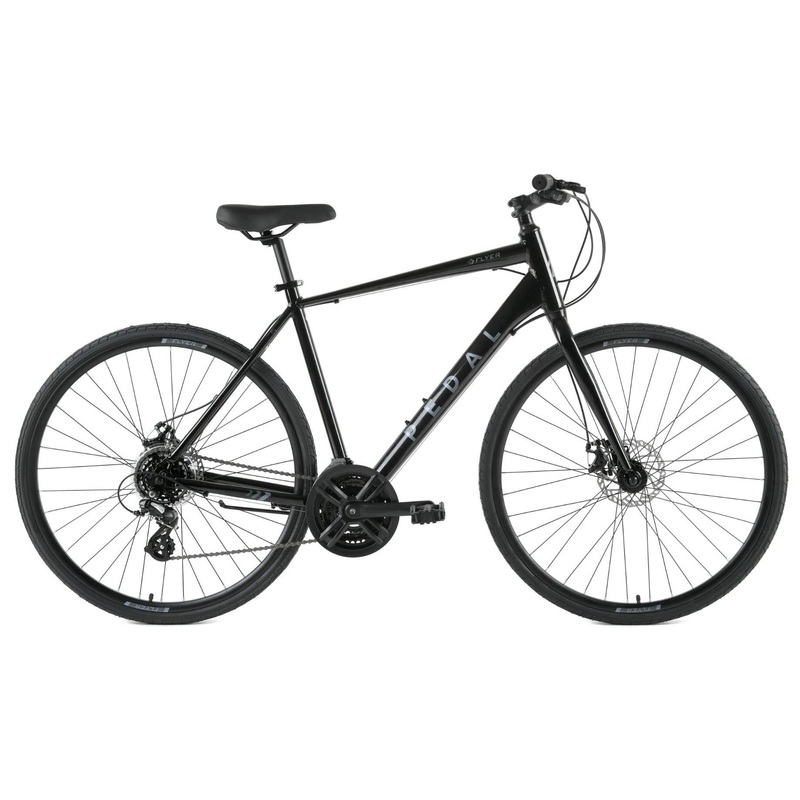 Pedal Flyer Hybrid Bike Black SM