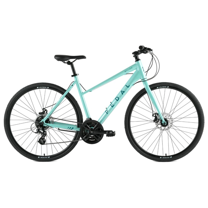 Pedal Flyer Trapeze Hybrid Bike Green XS