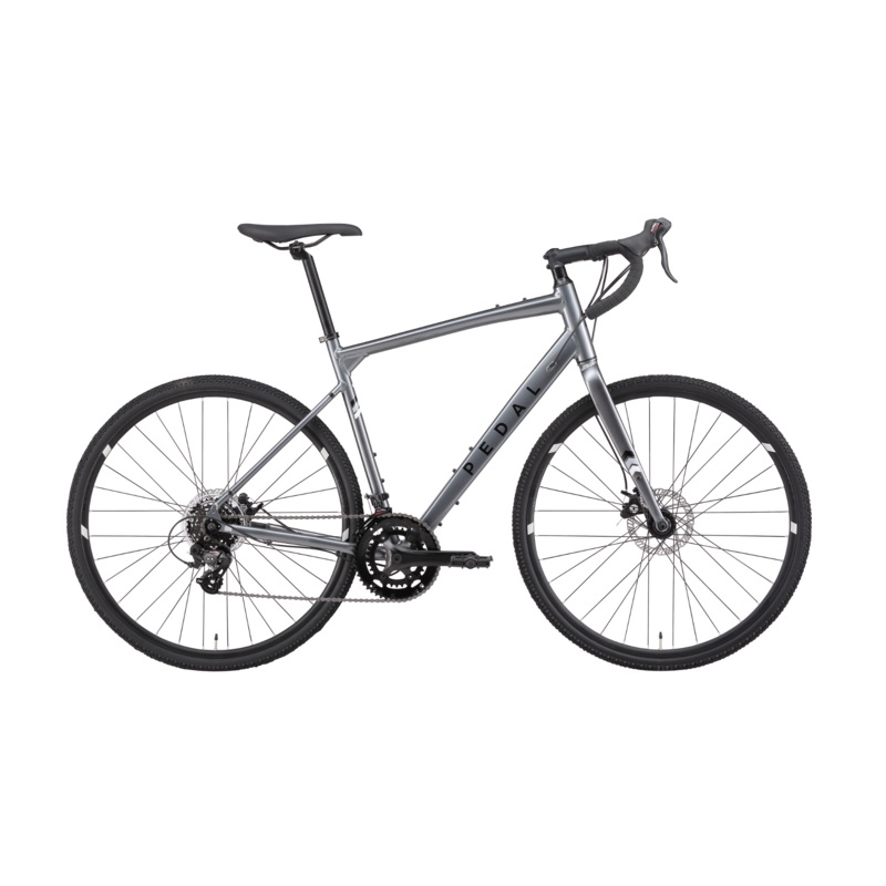 Pedal Raider 3 Gravel Bike Dark Grey SM