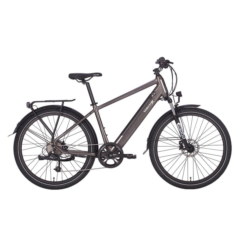 VelectriX Urban+ Electric Hybrid Bike Grey SM