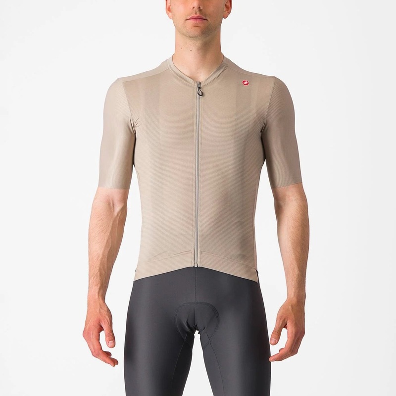 Castelli Espresso Short Sleeve Jersey Clay/Black XS