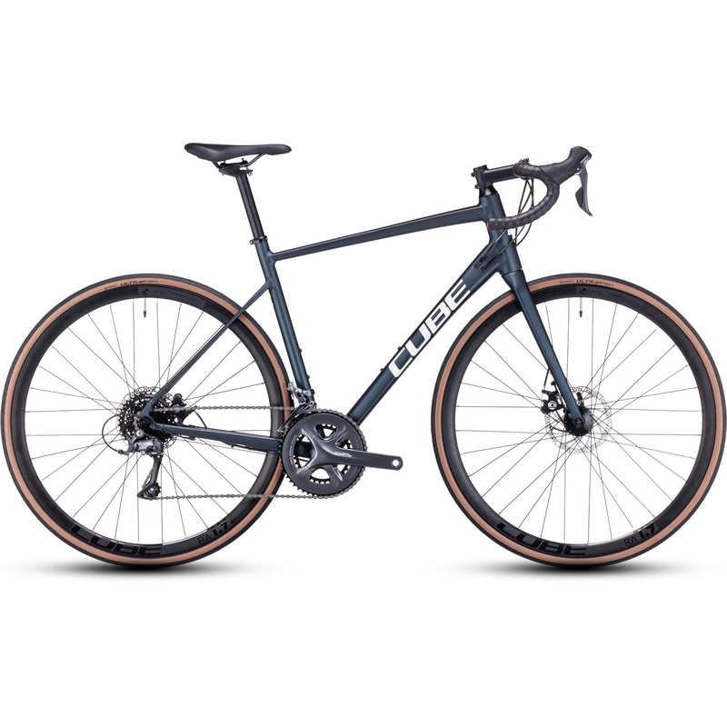 Cube Attain Road Bike Deep Blue’n’White XXS