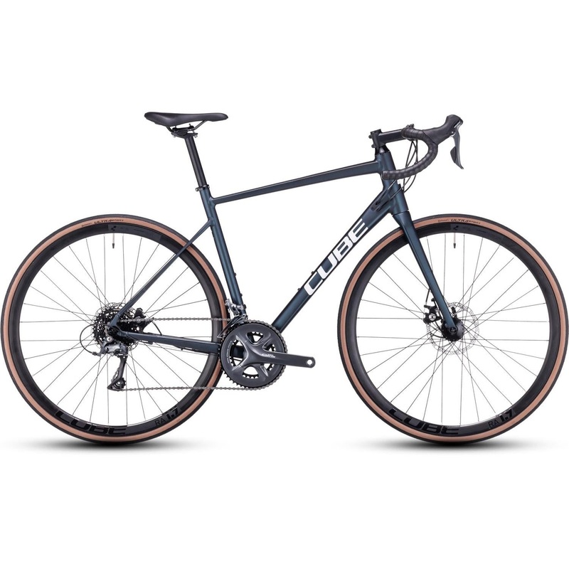 Cube Attain Road Bike deepblue’n’white XXS