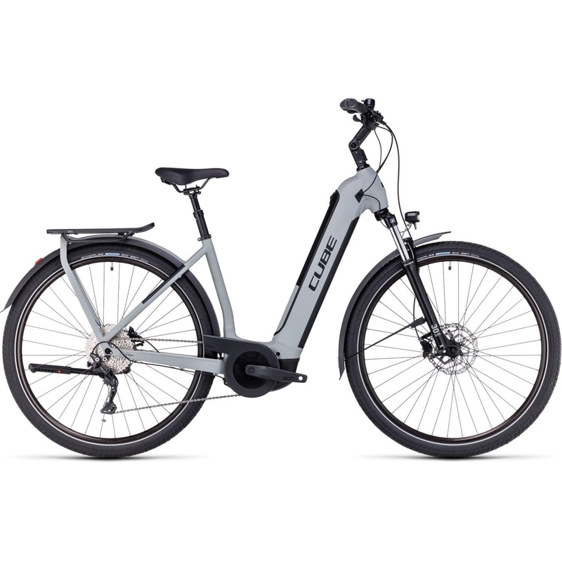 Cube Kathmandu Hybrid ONE 750 Electric Hybrid Bike Swampgrey’n’Black XS