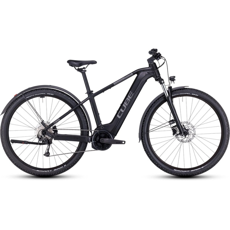 Cube Reaction Hybrid Performance 500 Allroad Electric Hardtail Mountain Bike 500Wh Battery black’n’grey XS