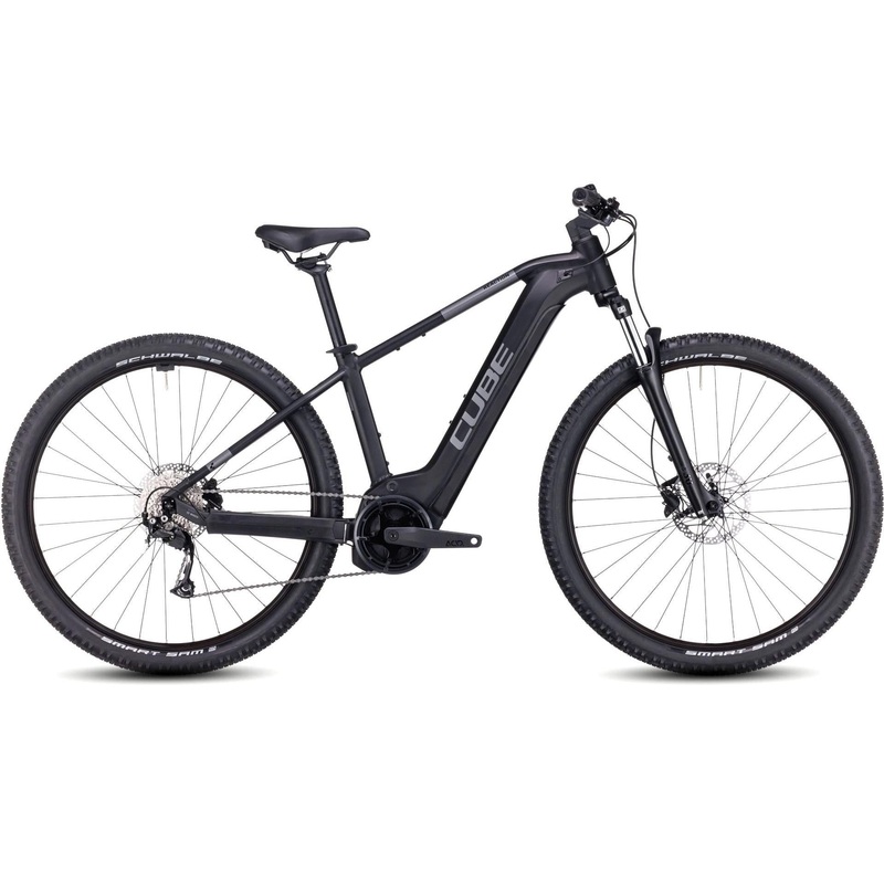 Cube Reaction Hybrid Performance 500 Electric Hardtail Mountain Bike 500Wh Battery black’n’grey XS