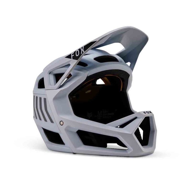 FOX Proframe Race Energy Fullface Helmet White 2024 SM