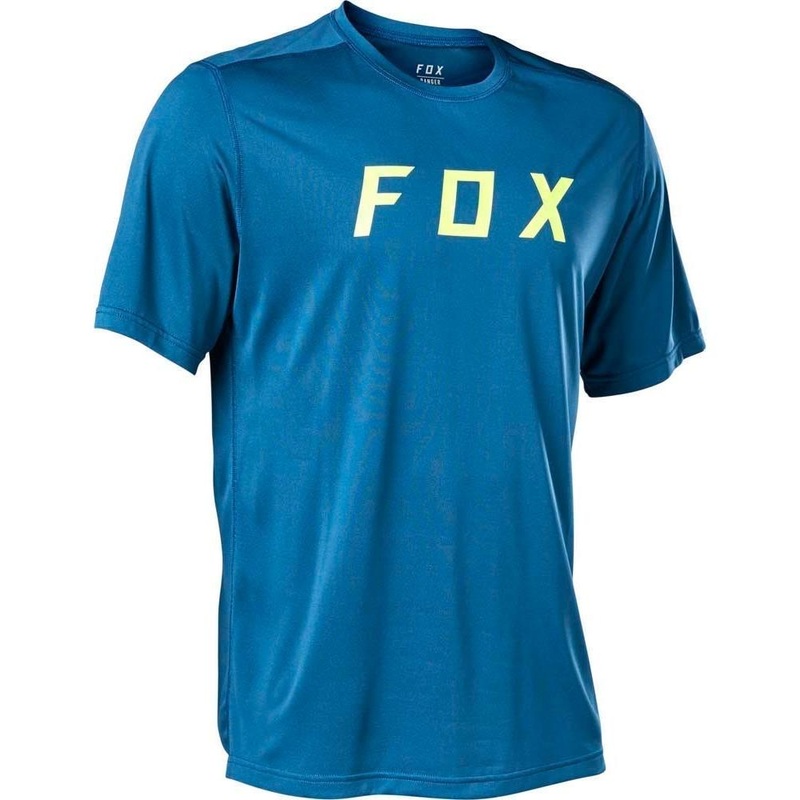 FOX Ranger Short Sleeve Jersey Blue/Yellow 2020 SM