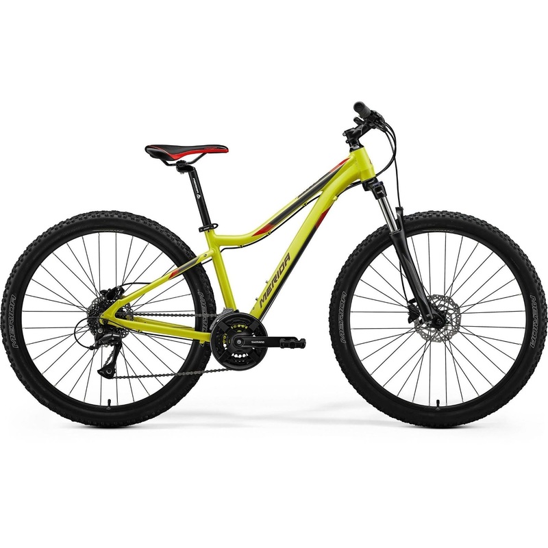 Merida Matts 20 Hardtail Mountain Bike Lime/Race Red XS