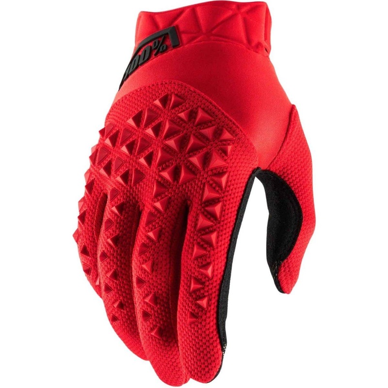 100% Airmatic Youth Gloves Red SM
