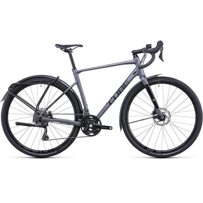 Cube Nuroad Race FE Gravel Bike Grey ‘n’ Black XS