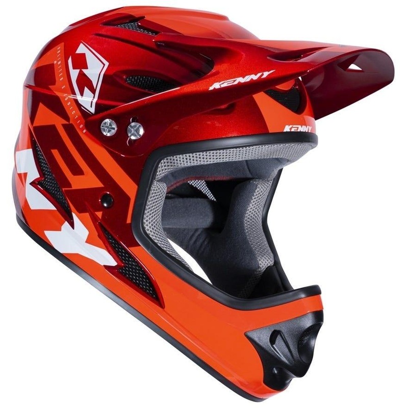 Kenny Racing Downhill Full Face MTB Helmet Red XS