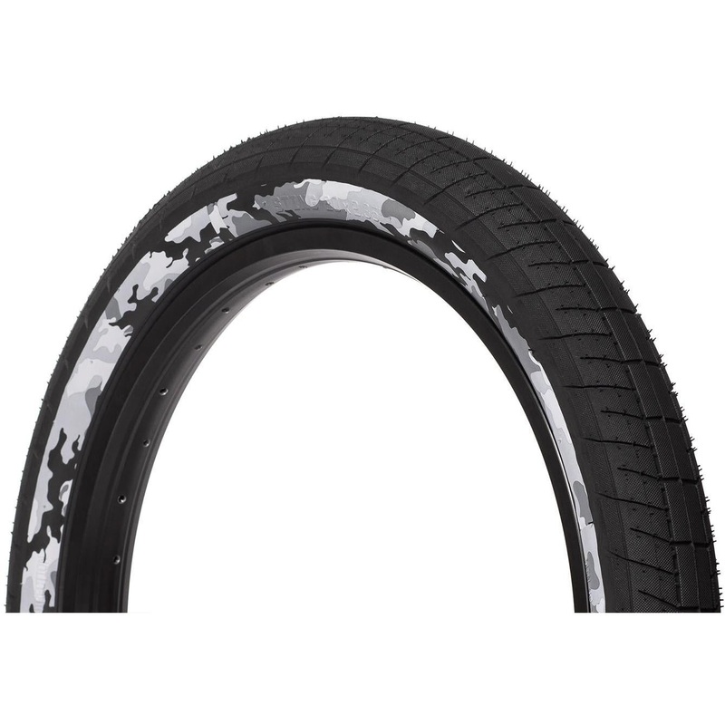 Salt Plus Sting BMX Tyre 20 x 2.35” Black/Snow Camo Wall