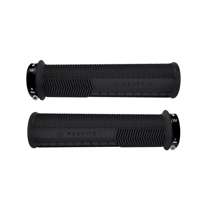 Peatys Monarch Thin Knurl Grip Black