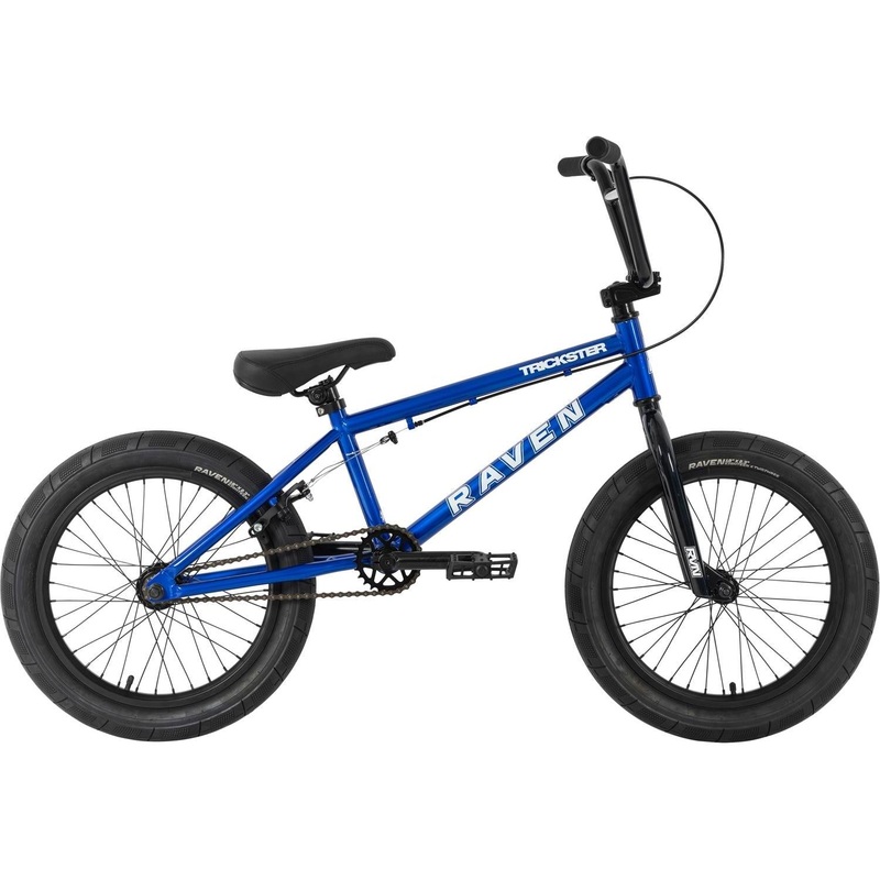 Raven Trickster 18” BMX Bike Gloss Blue