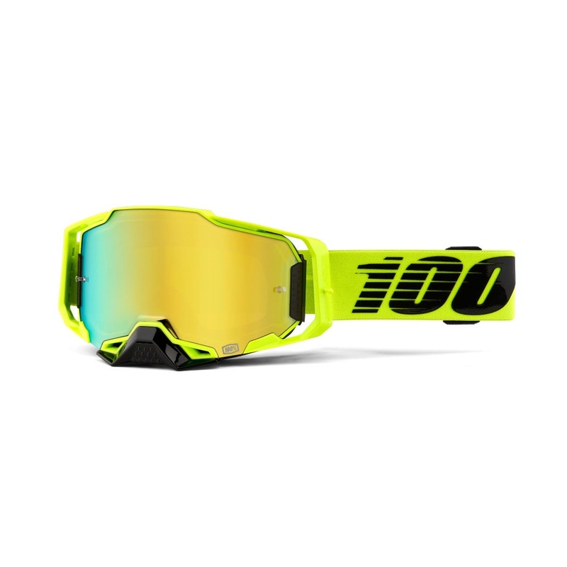 100% Armega Goggles Nuclear Circus – Gold Mirror Lens