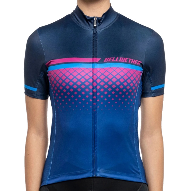 Bellwether Gradient Short Sleeve Women’s Jersey Navy SM