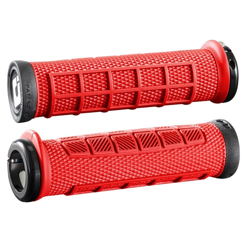 ODI Elite Pro V2.1 Lock On MTB Grips Red