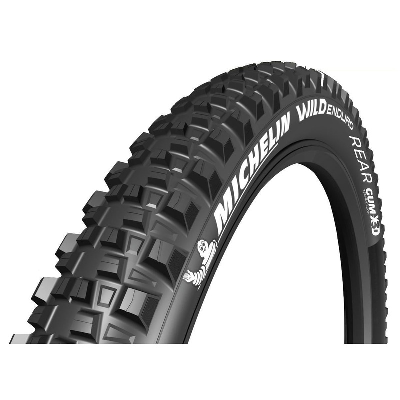 Michelin Wild Enduro Gum-X3D TR Folding MTB Rear Tyre 27.5 x 2.4”