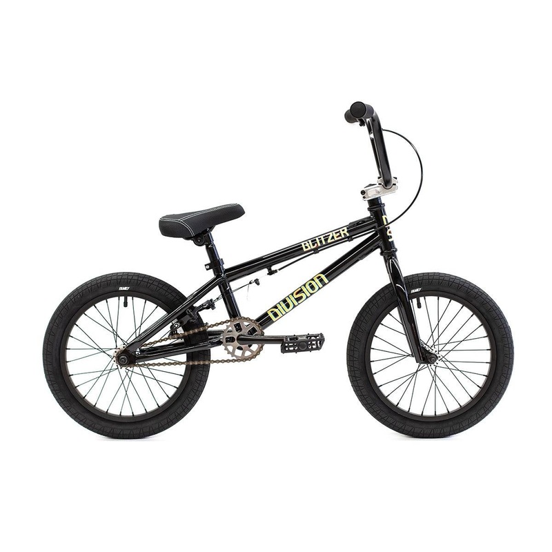 Division Blitzer 16 Kids BMX Bike Gloss Black Polished